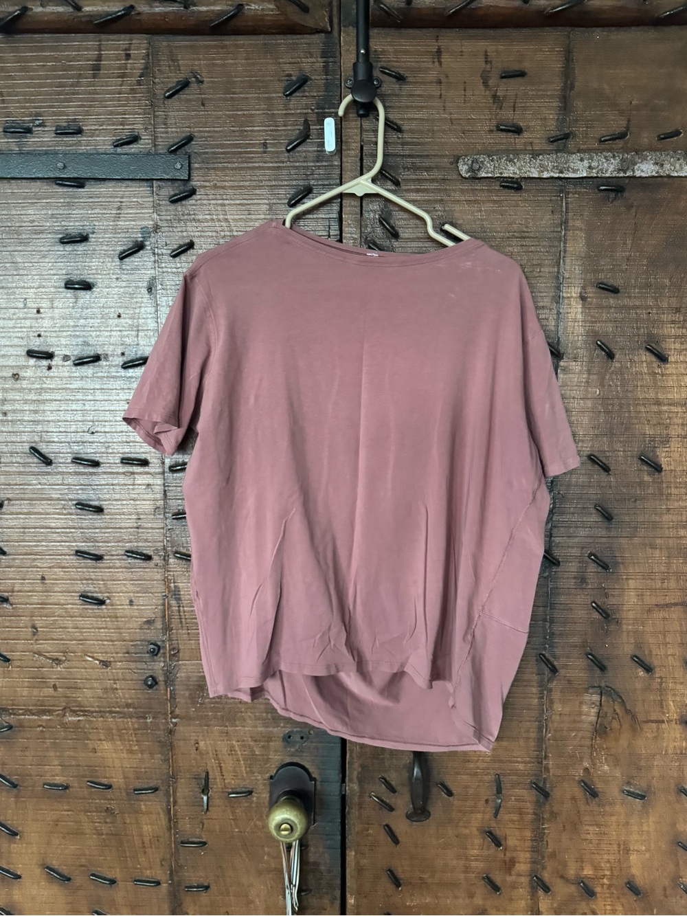 lululemon athletica Relaxed Short Sleeve Top in Dusty Rose